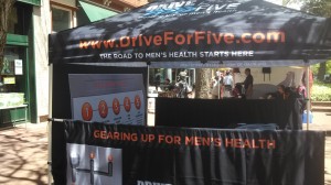 Drive for Five booth